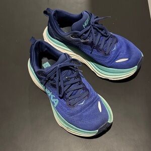 Hoka Purple and Aqua Athletic Shoes- size 7